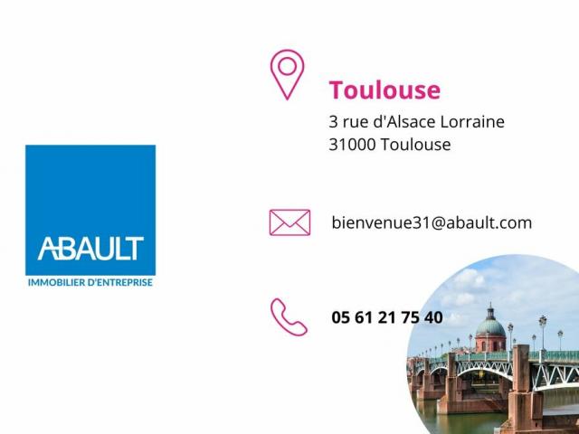 LOCAL COMMERCIAL A LOUER TOUT NEUF AU NORD OUEST DE TOULOUSE, FACE A LA NATIONALE LIVRE BRUT BAIL DIRECT LOCAL DE 512M² ENVIRON